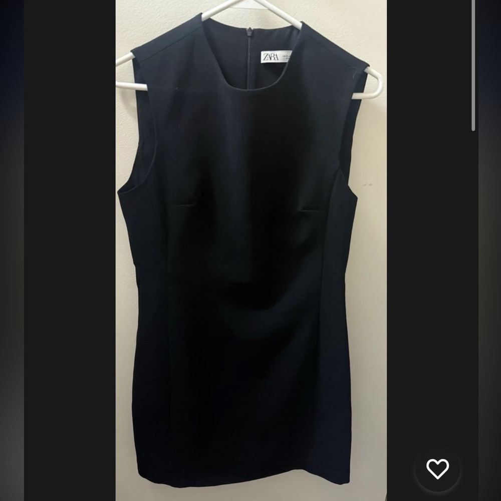 Zara Classic Black Dress Sz M party event dinner wedding trendy